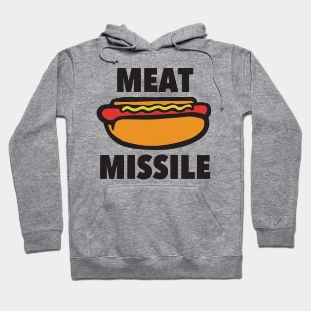 Hot Dog Meat Missile Hoodie by stayfrostybro